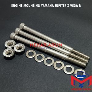 Baut Mounting Pangkon Mesin Jupiter z Vega R stainless
