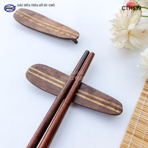 Gác Đũa/ Muỗng Gỗ Óc Chó Tiện Dụng Nét Tinh Tế Trong Nghệ Thuật Ẩm Thực- CTH539