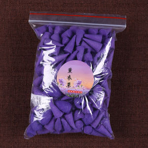 60Pcs Puja Incense Cones Aroma Cones Sandalwood Incense Aromatherapy Home Aroma Incense 纯天然塔香 香粒 檀香 艾草 供奉专用 供香 甘露 五色布