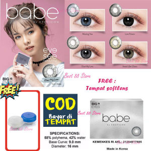 SOFTLENS X2 BABE BY EXOTICON 16MM NORMAL - FREE LENSCASE