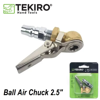 Tekiro Alat Isi Angin 25 inch Kuningan Model Keong - Clip On Ball Air Chuck Tekiro