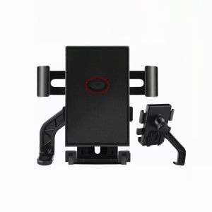 Portable Aluminum Alloy Motorcycle Phone Holder Off-road Phone Holder Phone CP Holder Accessories Adjustable Phone Stand Extendable Portable Foldable Universal Phone/tablet Desktop Stand Phone Accessories for Lazy People