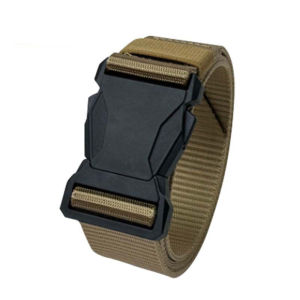 【 In Stock 】120CM New Mens Tactical Belt Outdoor Snake Buckle Sports Belt Casual Canvas Belt Tali Pinggang Taktikal Lelaki 帆布腰带