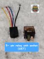 Relay with Socket 5 pins for horns and lights / 80amp. 