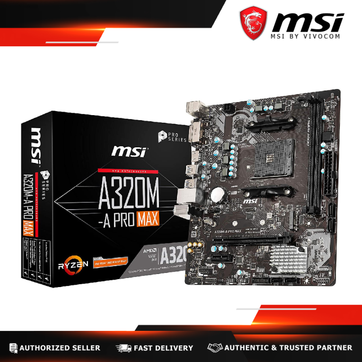 MSI A320M-A PRO MAX MOTHERBOARD Lazada PH