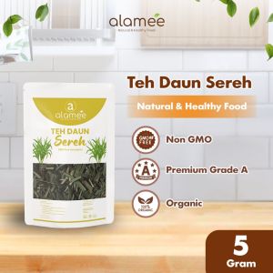 ALAMEE Lemongrass Leaf Tea Teh Daun Sereh Organik Herbal OrganicKering Dried 5gr