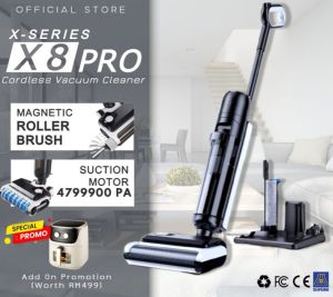 X9 Premium Wet & Dry Vacuum Smart Self-Cleaning Mop Cleaner Cordless Vacuum Cleaner For Home