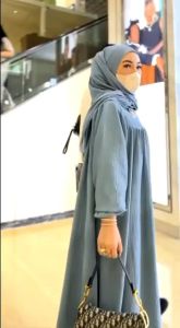 NEW RANIA DRESS VIRAL DRESS RAYON CRINGKLE KEKINIAN