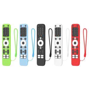 Scratchproof Silicone tay áo scratchproof linh hoạt bìa cho homatics hộp r 4k điều khiển từ xa trường hợp da với dây buộc