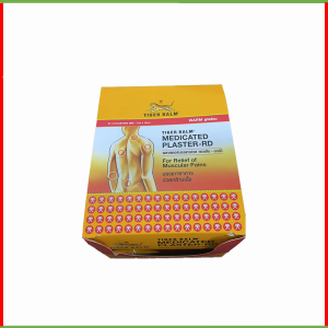 พลาสเตอร์บรรเทาปวด ตราเสือ Tiger Balm -เอชอาร์ช่วยบรรเทาอาการเคล็ดขัดยอกฟกช้ำและปวดกล้ามเนื้อ1ซองข้างในมี2แผ่นTiger Balm Exp 07/ 07/2027