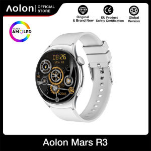 Aolon Mars R3 Smart Watch AMOLED Screen AOD Running Pace Bluetooth Call Metal Smartwatch 1.43-inch Smart Watch for Men Waterproof original Smartwatch Bluetooth Call Smart Watch Running Pace Health Monitoring For Men sports Smartwatchs for women