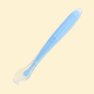 Mamibayi sendok mpasi bayi Bpa free Permen Warna Silikon Sendok