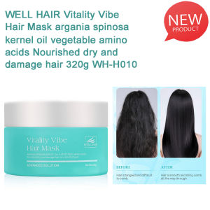 WELL HAIR Vitality Vibe Hair Mask argania spinosa kernel oil vegetable amino acids Nourished dry and damage hair fora blissful boost 320g WH-H010