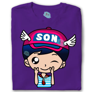 New Cartoon Family Graphic Print Cotton T-Shirts Set - Round Neck Top & Cap Style - Multi-Size
