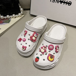 [Free Shipping] WomenS Trendy Clogs Nurse-Style Non-Slip Thick-Soled Spring/Summer New Collection Slip-On Sandals With A Closed Toe Design