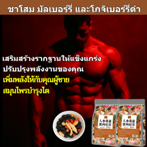 ชาโสม มัลเบอร์รี่ ดำ แดง วูฟเบอร์รี่ ลำไย แดง ชาอินทผลัม ชาสำหรับนอนดึก ชาบำรุงไต/ผลิตภัณฑ์ชากู่เบน ปั๊มน้ำมันของผู้ชาย โสม มัลเบอร์รี่ แบล็ควูล์ฟเบอร์รี่ ชาปราศจากสารกรองเพื่อเพิ่มพลังงาน/ชาโสม มัลเบอร์รี่ วูล์ฟเบอร์รี่ดำแบบไม่มีไส้กรอง