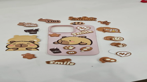 Charm sticker dán ốp điện thoại laptop Ipad mũ bảo hiểm mẫu E02 cabybara