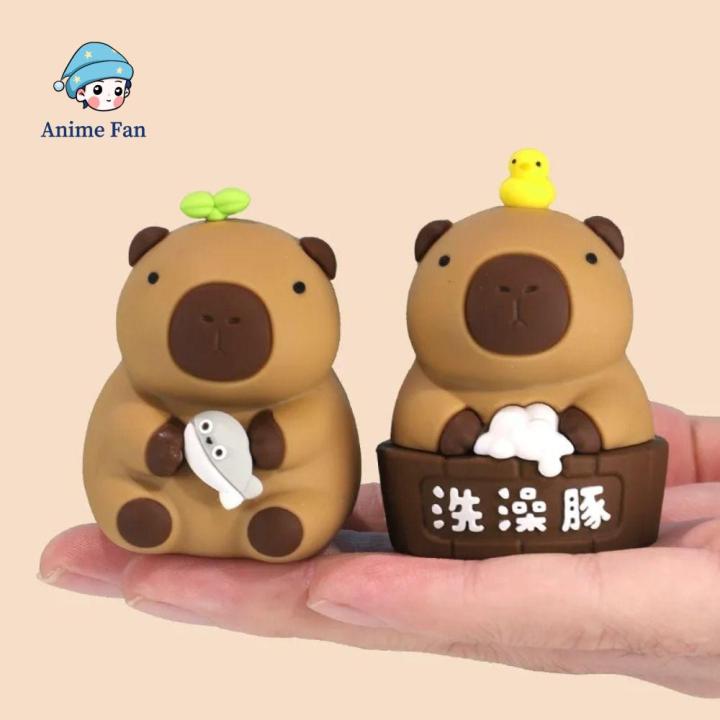 ANIME FAN Animals Capibara Capybara Figure Toys Figure Simulation ...