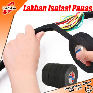 CASTA Lakban Isolasi Panas dan Tahan Api Lebar 9mm / 19mm / 25mm x Panjang 15m | Tahan Panas & Api untuk Kabel dan Peralatan Elektrik