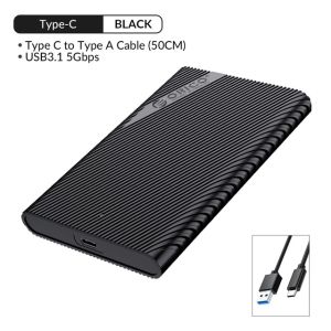 ORICO 2.5inch HDD Case Type C Hard Disk Case Hard Drive Enclosure for 7-9.5mm 2.5 inch SSD HDD Case Hard Disk Enclosure for PC