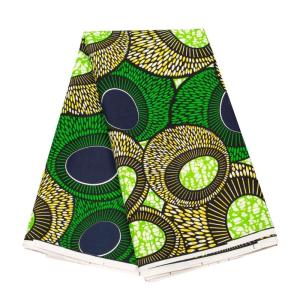 African Waxed Print Fabric Double Side Geometric Print Fabric Polyester Sewing Cloth For Quilting Project Patchwork