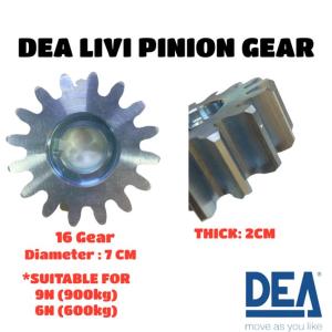 DEA LIVI PINION GEAR / DEA SPAREPART / SPAREPART AUTOGATES / DEA / LIVI