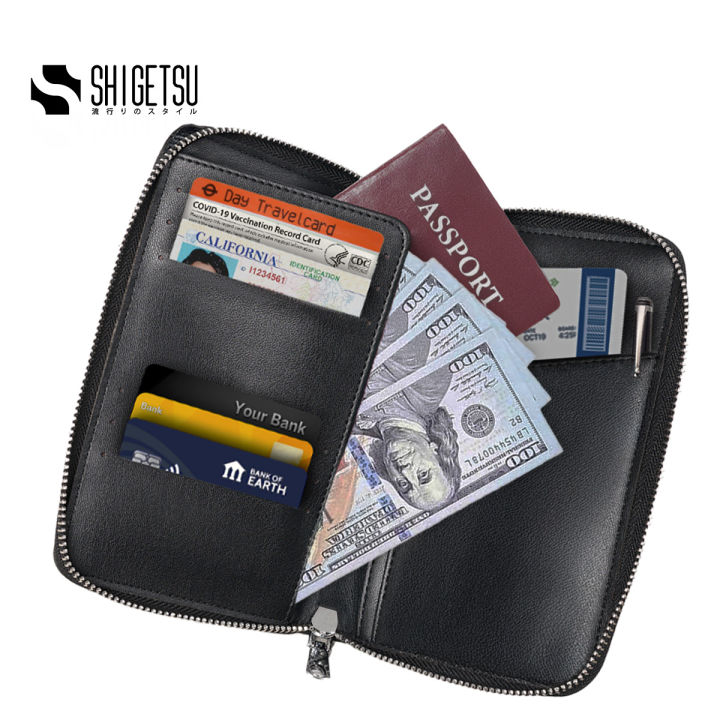 Shigetsu%20KURASHIKI%20Leather%20Passport%20Holder%20Travel%20Organizer%20Card%20Wallet%20-%20Image%203