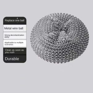 Tự động pha chế Scrubber bàn chải-thép không gỉ miếng cọ rửa với chất tẩy rửa container cho nhà bếp Chậu & bếp làm sạch (Làm sạch ma thuật Công cụ)