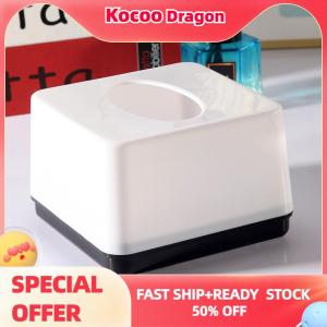 Kocoo กล่องกระดาษทิชชูพลาสติกทรงสี่เหลี่ยมใช้ในเชิงพาณิชย์กล่องกระดาษทิชชู่สำหรับบ้านร้านอาหารห้องนั่งเล่นพิมพ์โลโก้ได้ง่าย
