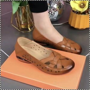 Mom Shoes Abrasion Resistance Soft-soled Shoes Elegant and Noble Soft and Comfortable Breathable