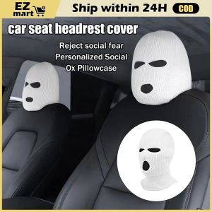 Internet Celebrity Car Seat Hood Mask with Personalized Funny Hat Car Headrest Decorative Accessories