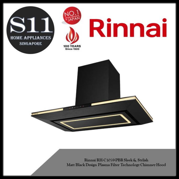 Rinnai%20RH-C1059-PBR%20Sleek%20+%20Stylish%20Matt%20Black%20Design%20Plasma%20Filer%20Technology%20Chimney%20Hood%20+Rinnai%20RB-72G%202%20Burner%20Built-In%20Hob%20Schott%20Glass%20(Black)%20Top%20Plate*BUNDLE%20DEAL%20-%20FREE%20DELIVERY%20*INSTALLATION%20AVAILABLE%20-%20Image%203