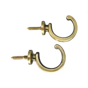 2Pcs Curtain Tieback Hooks Heavy Duty Metal Ball End Tie Back Hooks Curtain Hold Back Hooks