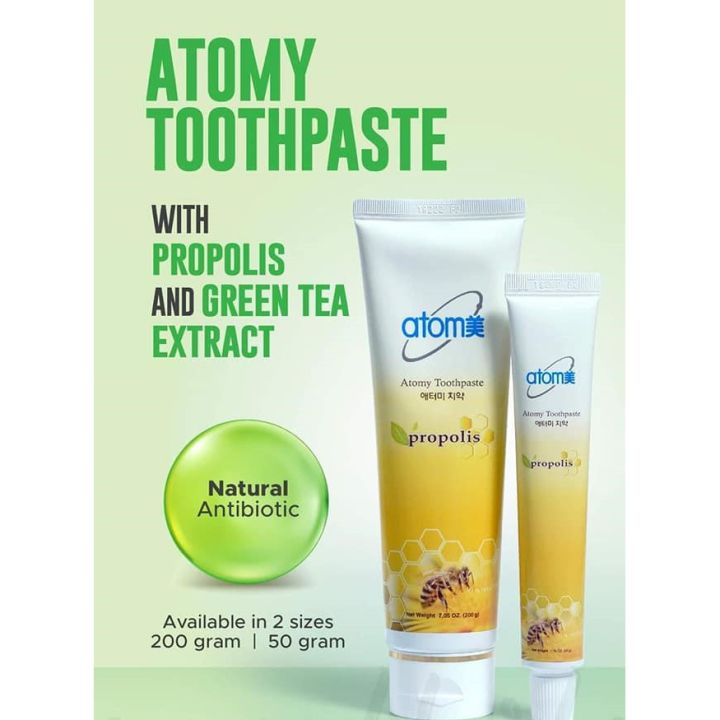 Atomy Toothpaste Tubes (200 grams / tube) Korean herbal toothpaste with propolis Lazada PH