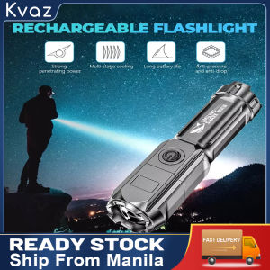LED Flashlight Lightweight Material Outdoor USB Rechargeable Flashlight Lighting Suitable For Outdoor Camping Waterproof Three-Speed Adjustment
