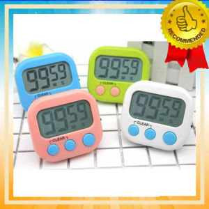 Timer Masak Dapur Digital LED Kitchen Timer Alarm Cooking Kopi Kue Roti Elektrik Seduh Belajar