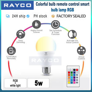 RAYCO WiFi Smart LED Bulb 5W 10W 15W Smart Bulb Color changing Voice control light Siri and Google Assistant