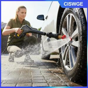 CISWGE Bộ chuyển đổi máy rửa áp lực Karcher K2–K7 kèm vòi phun kết nối nhanh 5 màu và súng phun bọt