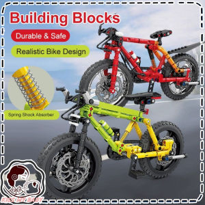 Bicycle Building Blocks Mountain Bike Model Decoration Simulation Bicycle Model Kid Educational Assembled Toy