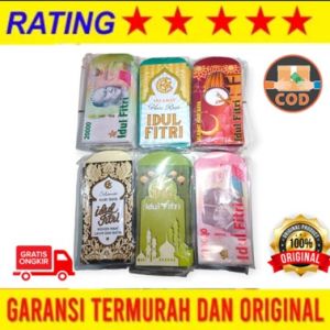 10 Lembar Amplop Lebaran Idul Fitri Desain Modern Uwais.store2017