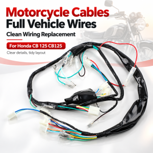 Complete Motorcycle Wiring Harness for Honda CB125