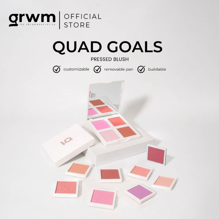 GRWM Cosmetics Quad Goals - Blush | Lazada PH