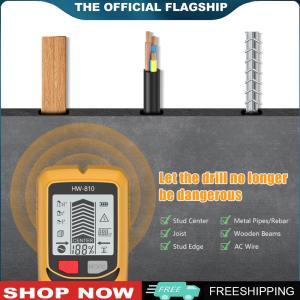 [LEAZEN]6 in 1 Smart Stud Finder Wall Scanner Stud Finder Wall Detector Stud Finder Tool for AC Wire Metal Studs Wood Joist Pipe