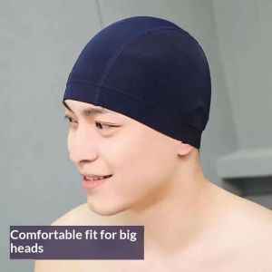 SERENEGLOW High-Elastic Swim Cap for Adults Comfortable Non-Squeezing Design Breathable and Quick-Dry for Swimming and Hot Spring Use