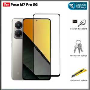 Tempered Glass Poco M7 Pro 5G F5 C40 F4 5G F4 GT 5G Anti Gores Kaca Tempered Glass Layar