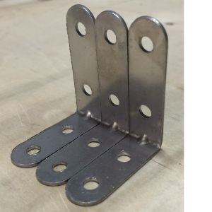 Ke góc vuông Inox 201 -4x5x1.5 cm - Lỗ 5mm - Dày 15mm - #vattuducduyen