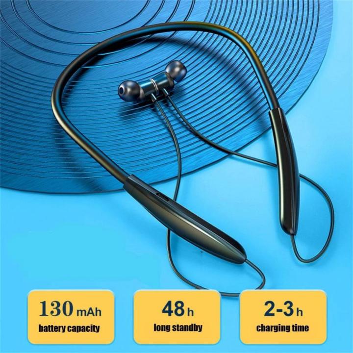 B4 Bluetooth Wireless Headphones TWS Magnetic Neckband