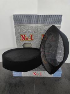 Songkok Peci Kopiah NO.1 Polos Full AC Bludru Hitam Premium