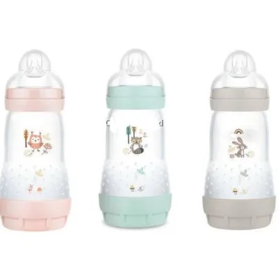 Mam Easy Start anti-colic / Easy Active Baby Bottle/ MAM TEAT 0+ 2+ 4+ Spill free. 6+/Mam Valves 2pcs