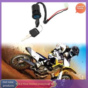 Graceful ATV Ignition Key Switch Universal 2 Wires Ignition Keys Start Switch Lock Key